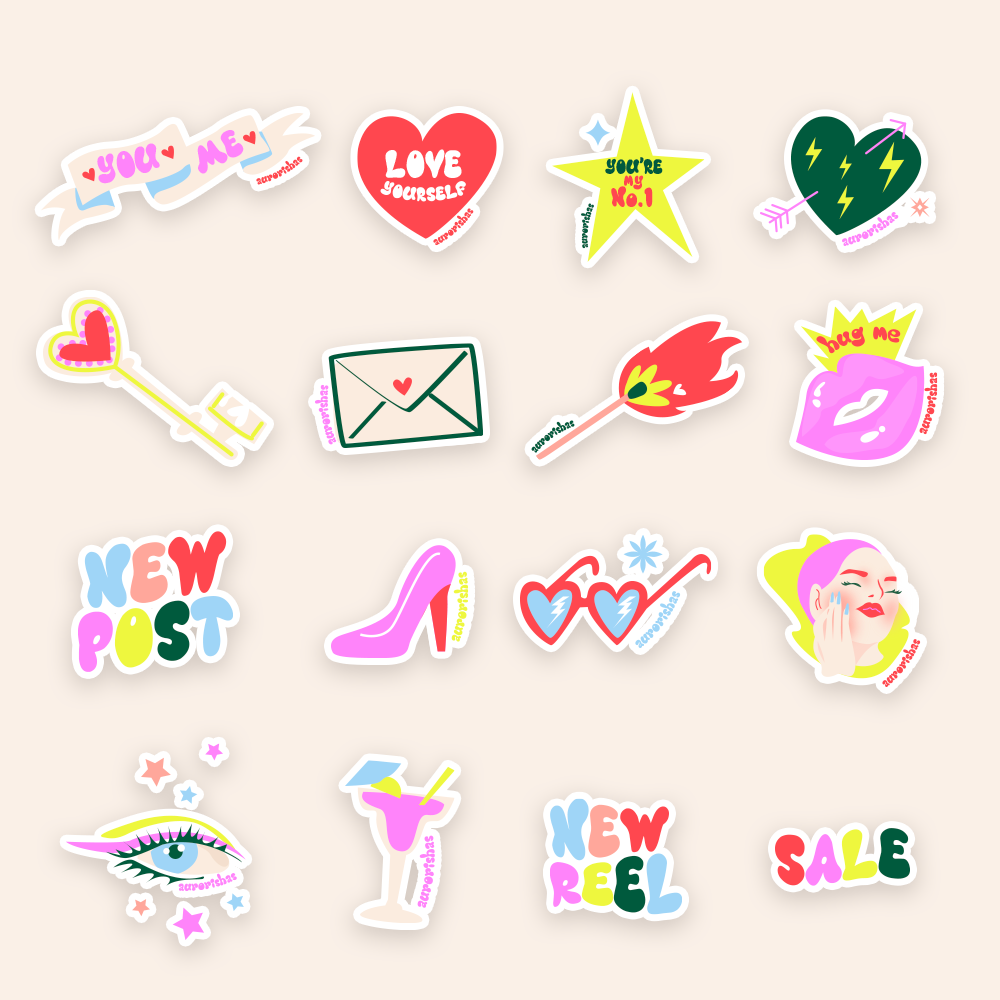The coolest personalized Stickers to bring your brand to life
